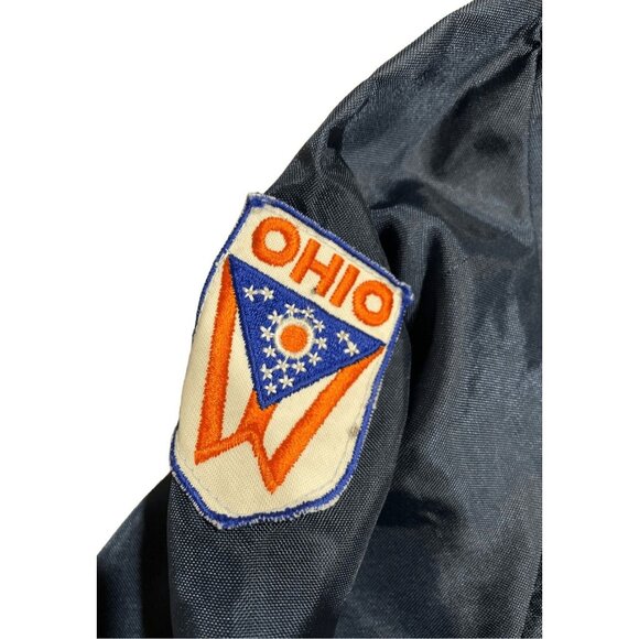 Vintage National Council Of Mustang Clubs Men's Navy 70s Ohio Marshall Jacket M. - Picture 4 of 5